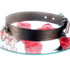 SiaLinda: Halsband Stria, edles italienisches Premiumleder, Streifenlook - SiaLinda.com